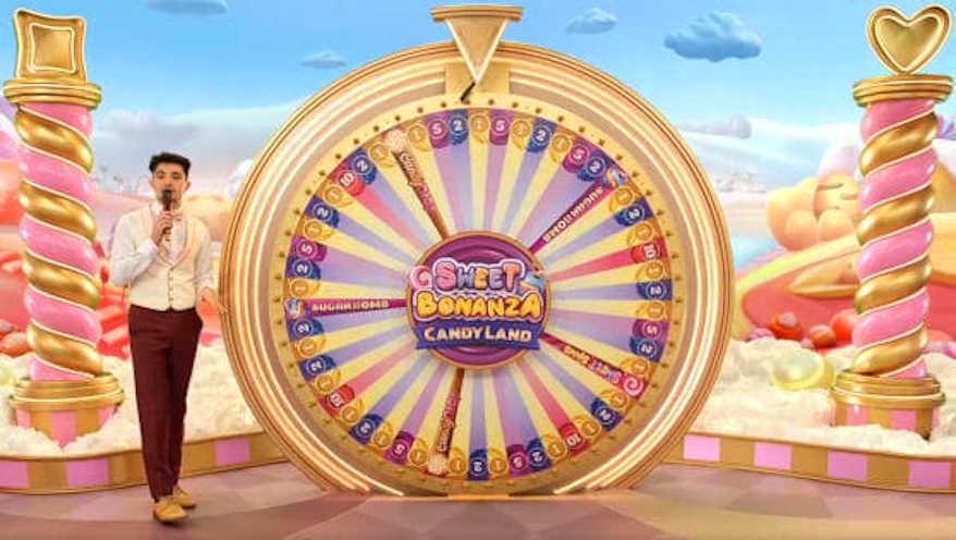 Candy Wheel sweet bonanza геймплей